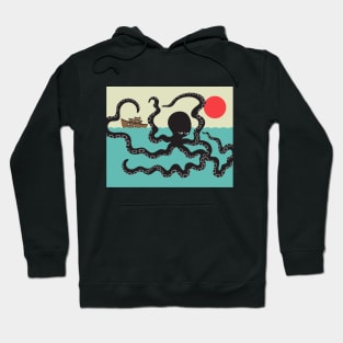 AKKOROKAMUI Giant Sea Monster Ocean Octopus Cryptid - UnBlink Studio by Jackie Tahara Hoodie